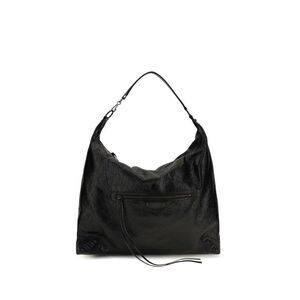 Balenciaga Black Lamb Ovis Aries Shoulder Women's Bag
